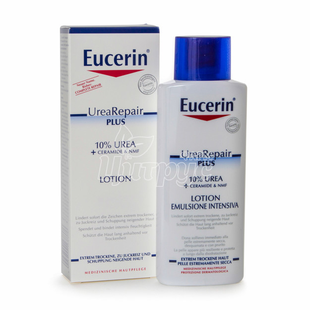 Эуцерин Урея (Eucerin Urea 10%) Лосьон увлажняющий для тела для сухой кожи 250 мл
