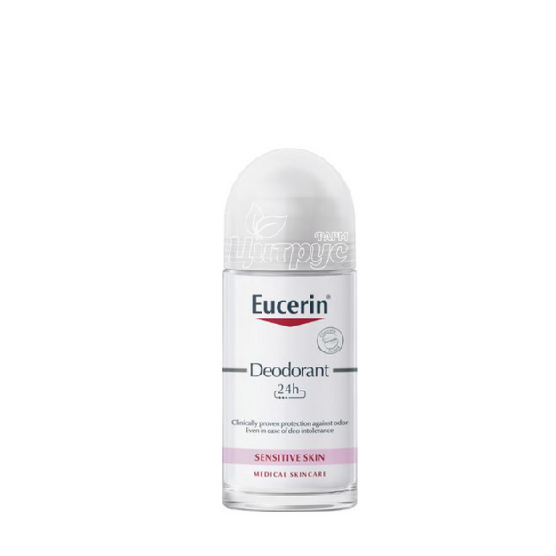 Еуцерин (Eucerin) Антиперспірант Део 24 години захист для гіперчутливої шкіри схильної до алергії 50 мл
