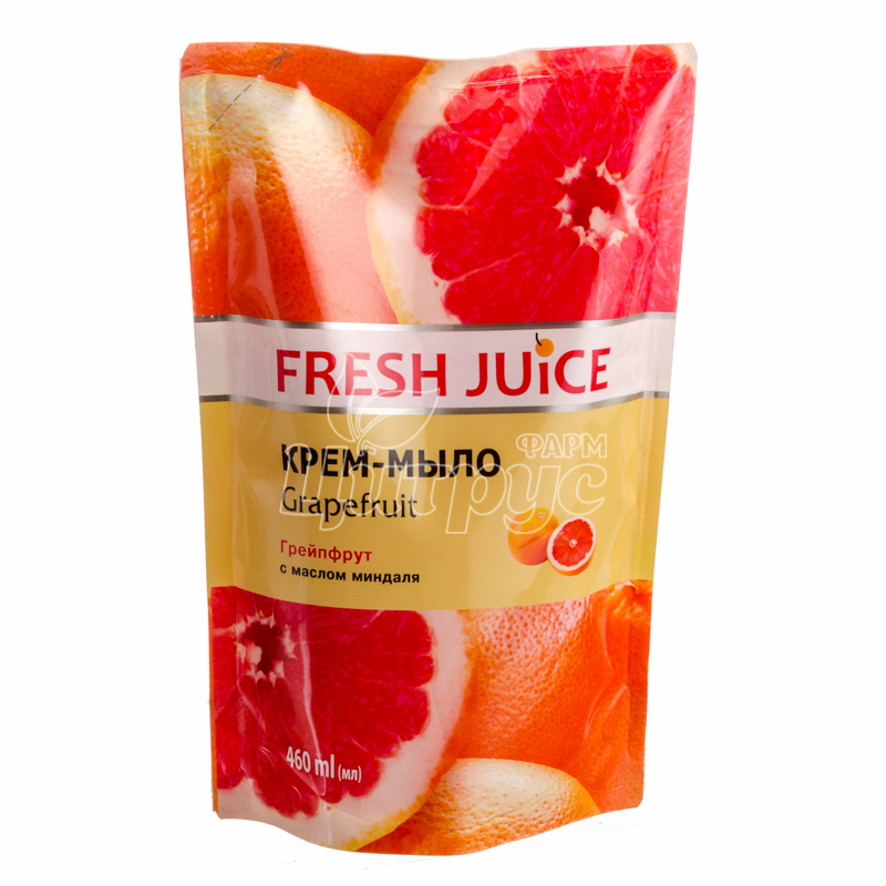 фото 1-1/Крем-мило рідке Фреш Джус (Fresh Juice) Грейпфрут (Grapefruit) Дой-пак 460 мл