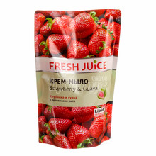 Крем-мило рідке Фреш Джус (Fresh Juice) Полуниця і гуава (Strawberry & Guava) 460 мл