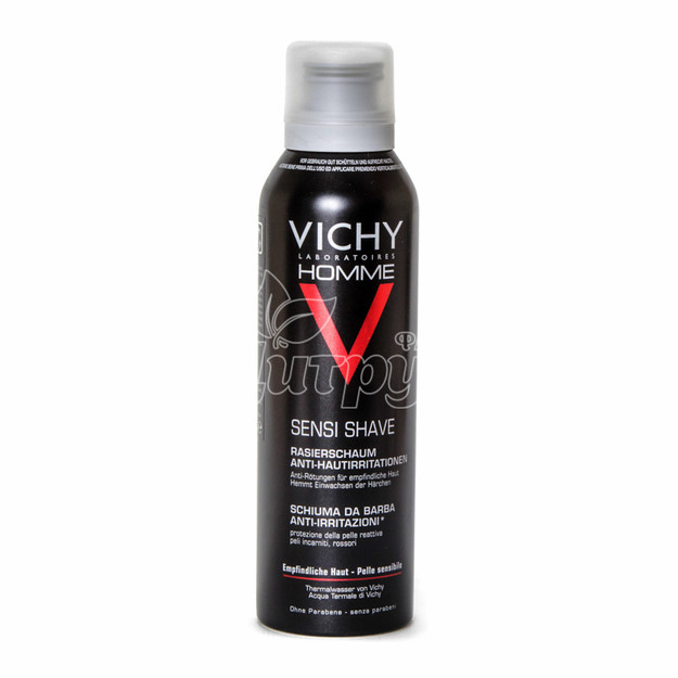 Віші Ом (Vichy Homme) Піна для гоління для чутливої ??шкіри аерозоль 200 мл