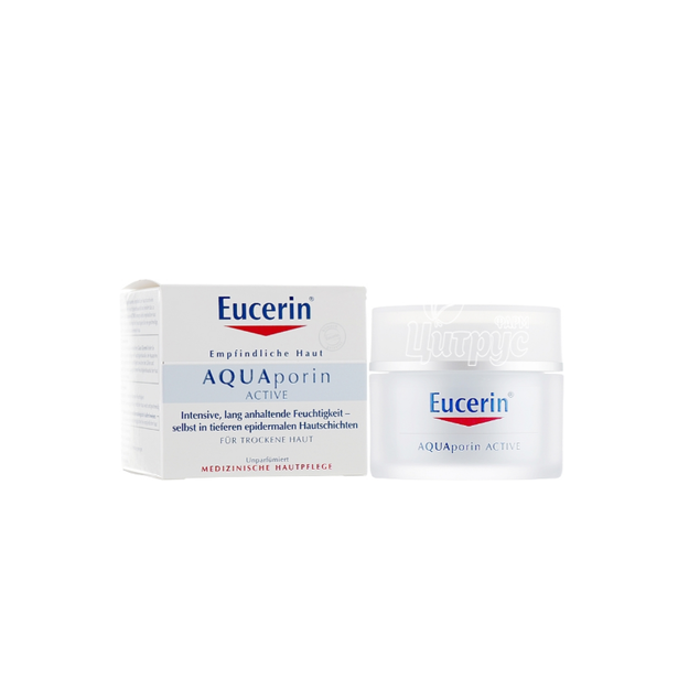 Еуцерин Аквапорин (Eucerin Aquaporin) Крем денний насичений зволожуючий для сухої і чутливої ??шкіри 50 мл
