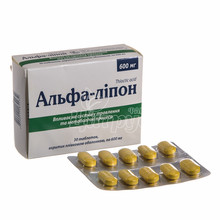 Альфа-ліпон таблетки вкриті оболонкою 600 мг 30 штук