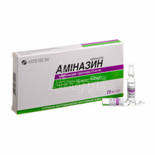 Аминазин раствор для инъекций ампулы 2,5% по 2 мл 10 штук