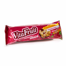 Батончик Вітафрут (Vitafruit) Мюслі малина гліцин глазуровані 25 г