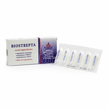 Біострепта супозиторії ректальні 6 штук