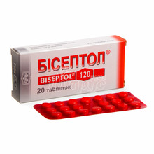 Бісептол таблетки 120 мг 20 штук