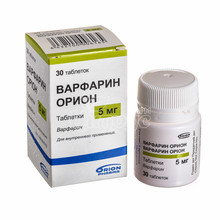 Варфарин Оріон таблетки 3 мг 30 штук