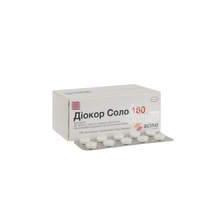 Діокор соло 160 таблетки вкриті оболонкою 160 мг 90 штук