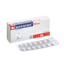 Диротон таблетки 10 мг 28 штук