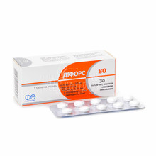 Діфорс 80 таблетки вкриті оболонкою 5 мг / 80 мг 30 штук
