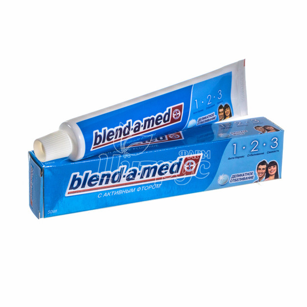 Зубна паста Блендамед (Blend-A-Med) 3-Effekt Делікатне відбілювання 50 мл