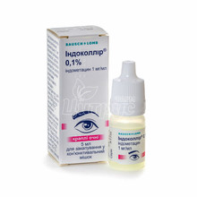 Індоколлір краплі очні 1 мг / мл 5 мл