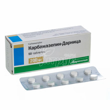 Карбамазепін-Дарниця таблетки 200 мг 50 штук