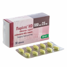 Лоріста НD таблетки вкриті оболонкою 100 мг / 25 мг 30 штук