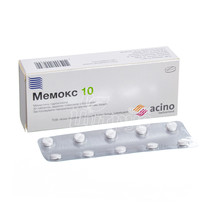 Мемокс 10 таблетки вкриті оболонкою 10 мг 30 штук