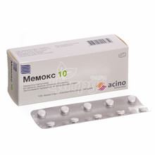 Мемокс 10 таблетки вкриті оболонкою 10 мг 60 штук