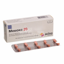 Мемокс 20 таблетки вкриті оболонкою 20 мг 30 штук