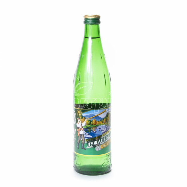 Вода мінеральна Лужанська пляшка 0,5 л