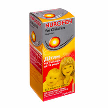Нурофен для детей суспензия клубника 100 мг/5 мл 200 мл