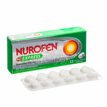 Нурофен експрес таблетки вкриті оболонкою 200 мг 12 штук