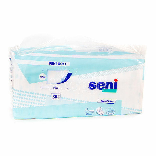 Пелюшки гігієнічні Сені Cофт (Seni Soft) 40 см х 60 см 30 штук