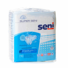 Підгузки для дорослих Сені (Seni) Cупер Ейр Медіум (Super Air Medium) 10 штук