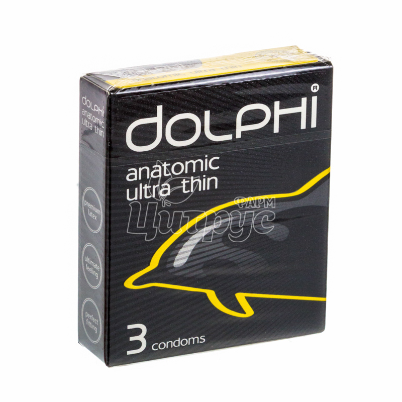 фото 1-1/Презервативи Долфі (Dolphi) Надтонкі (Ultra Thin) 3 штуки