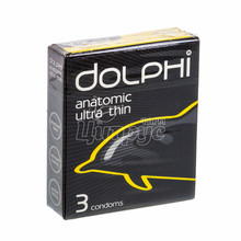 Презервативи Долфі (Dolphi) Надтонкі (Ultra Thin) 3 штуки
