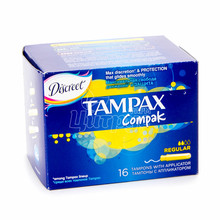 Тампони жіночі гігієнічні Тампакс (Tampax) компак Регулар (Compak Regular) 16 штук