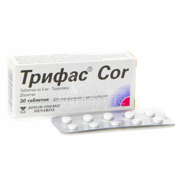 Трифас COR таблетки 5 мг 30 штук