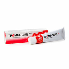 Тромбоцид гель 15 мг / г туба 40 г