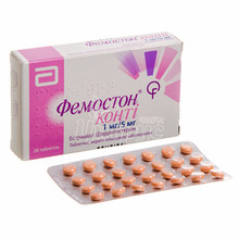Фемостон Конті таблетки вкриті оболонкою 1 мг + 5 мг 28 штук