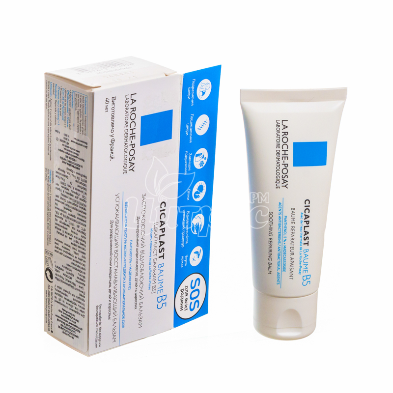 фото 2/Ля Рош позе Цікапласт Бальзам В5 (La Roche Posay Cicaplast Balsam B5) Заспокійливий для подразливої шкіри немовлят дітей і дорослих 40 мл