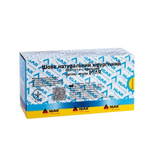 Шовк натуральний хірургічний Ігар (Іgar) без голки розмір 4 стерильний довжина нитки 150 см