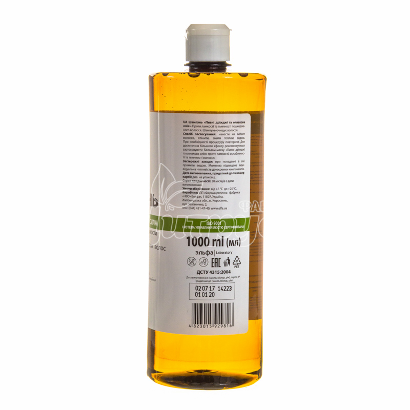 фото 1-2/Шампунь Домашній Доктор Пивні дріжджі і оливкова Олія 1000 мол