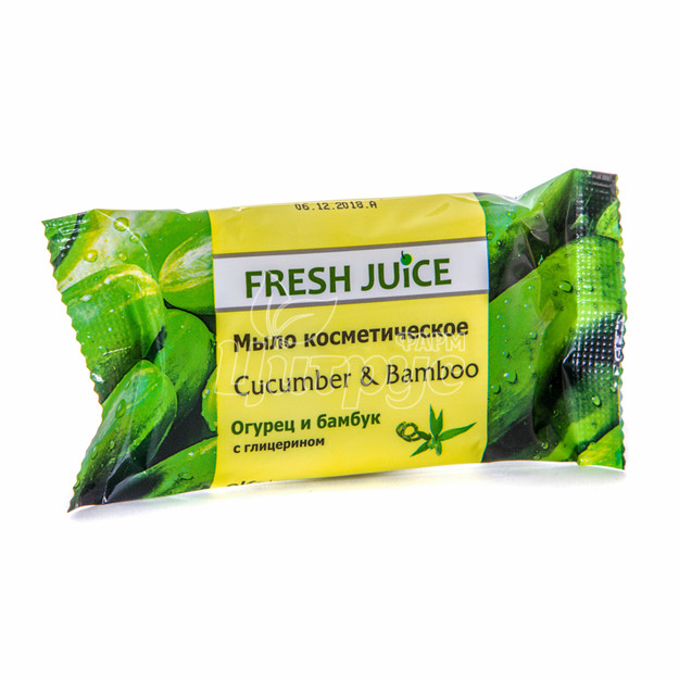 Мило косметичне Фреш Джус (Fresh Juice) Огірок і бамбук (Cucumber & bamboo) 75 г