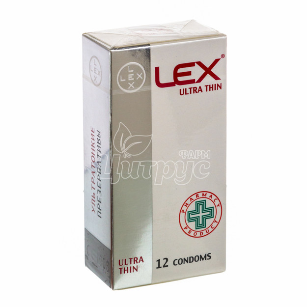 Презервативи Лекс (Lex) Ультра тонкі (Ultra Thin) 12 штук