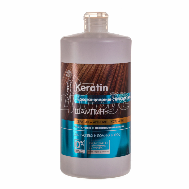 фото 1-1/Шампунь Доктор Санте (Dr. Sante) Кератин (Keratin) Проти тьмяного і ламкого волосся 1000 мол