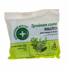 Мило Домашній Доктор Потрійна Сила для обличчя і тіла 70 г