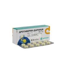 Дротаверин-Дарниця таблетки 40 мг 30 штук