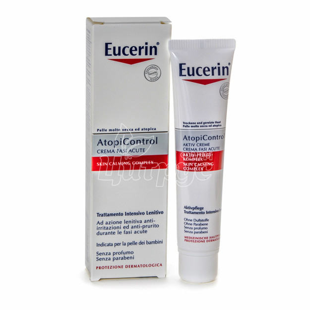 Еуцерин АтопіКонтрол (Eucerin AtopiControl) Крем заспокійливий для атопічної шкіри 40 мл