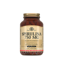 Солгар (Solgar) Спіруліна 750 мг 100 штук (Spirulina) таблетки 