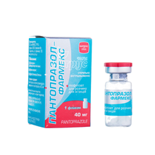 Пантопразол-Фармекс ліофілізат для приготування розчину для ін*єкцій 40 мг 5 штук