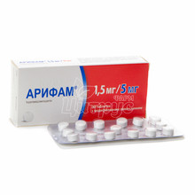 Арифам таблетки с модифицированным высвобождением 1,5 мг/5 мг 30 штук