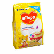 Каша дитяча молочна Мілупа (Milupa) мультизлакова з дитячим печивом з 7 місяців 210 г