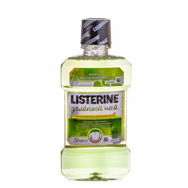Ополіскувач для рота Лістерин (Listerine) Зелений чай 250 мл