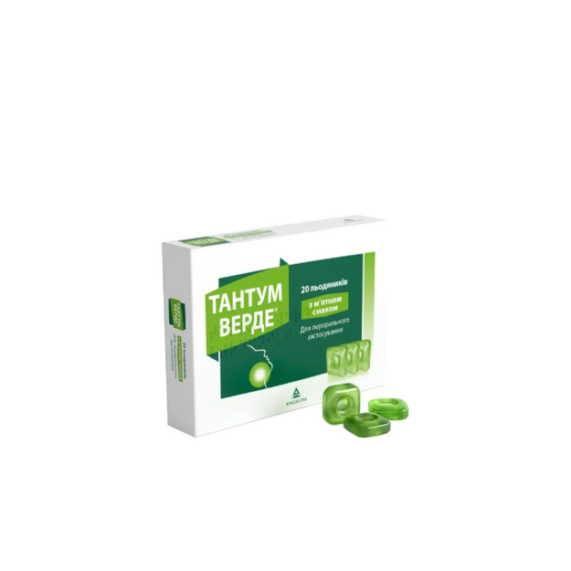 Тантум Верде льодяники м*ята 20 штук