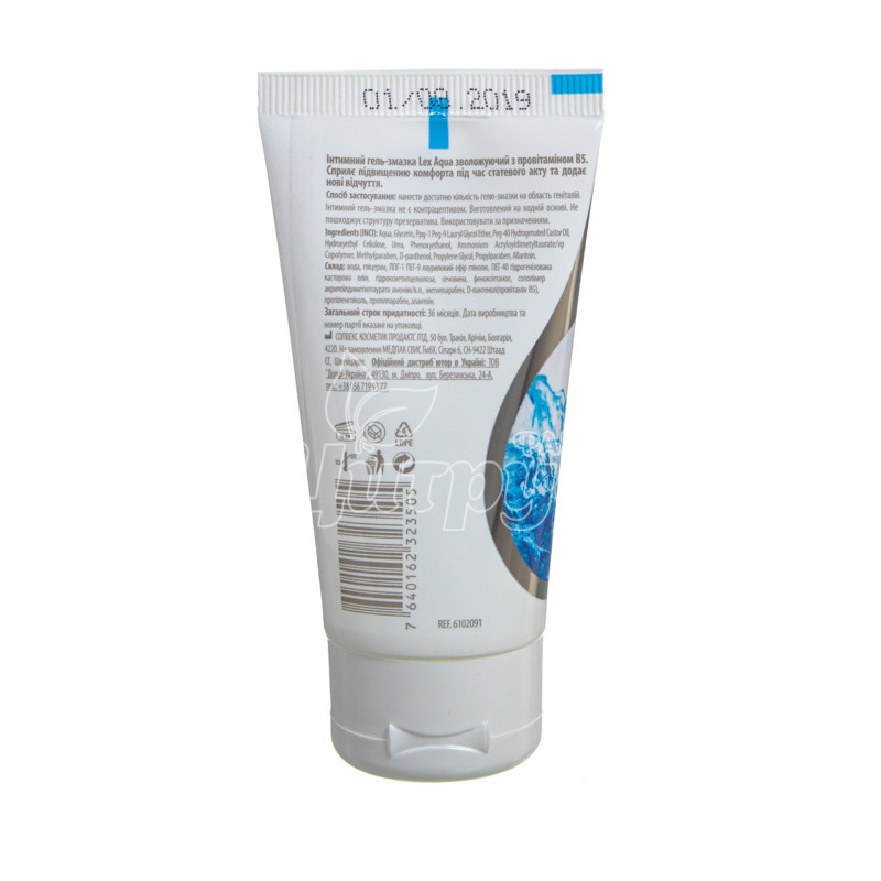 фото 1-2/Гель-змазка Лекс (Аква) Аква (Aqua) 50 мл