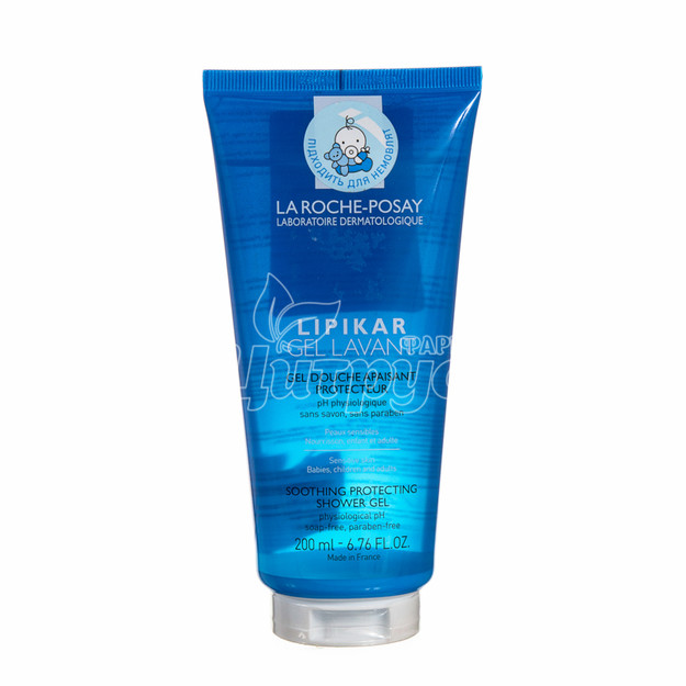 Ля Рош позе Ліпікар (La Roche Posay Lipikar) Гель очищуючий для дуже сухої, схильної до атопії шкіри, для немовлят дітей і дорослих 200 мл